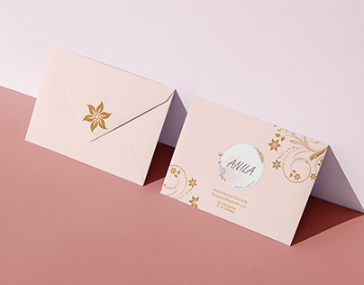 Business & note card with envelope for ANILA beauty
