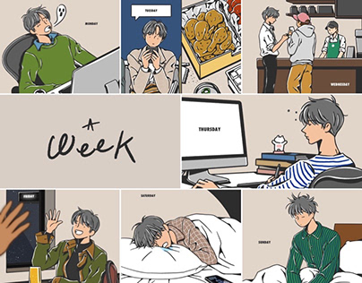 A Week | Illustration