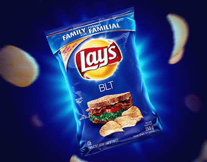 Advertising design for Lays