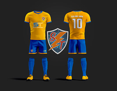 Complete design for soccer team scorer uniform
