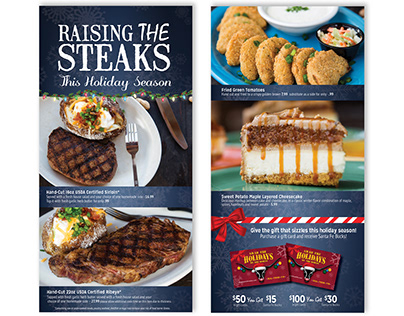 "Raising the Steaks" Holiday promotion 2017