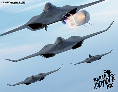 Black Coyote FX - Sixth generation fighter concept
