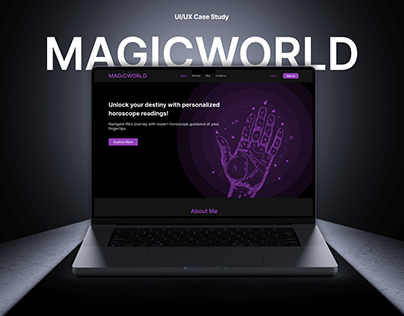 MagicWorld - UI UX Case Study