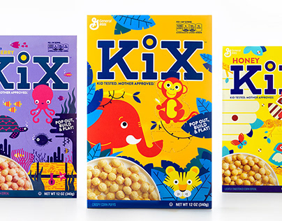 Kix Cereal Packaging