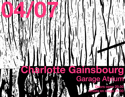 Posters for Garage Museum. Music festival