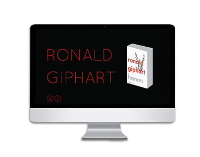 responsive website Ronald Giphart