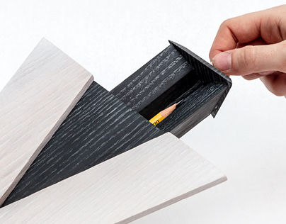 Paper Airplane Pencil Box