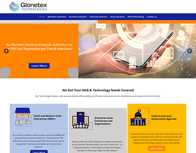 Global Technology Products Supplier Wordpress Website