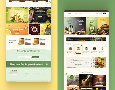 E Commerce Website- Organic Product Selling site