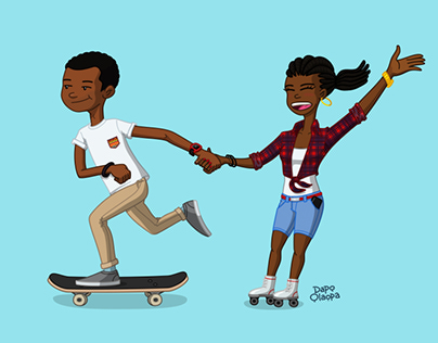 Skate couple