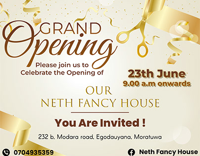 Openning Banner \ Neth Fancy House