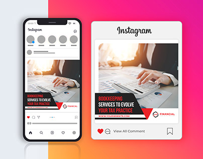 Tax Company Social Media Post Design
