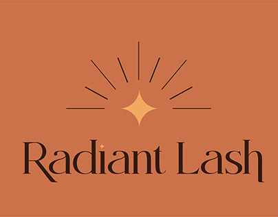 Radiant Lash - logo design