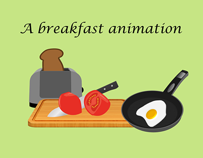 A breakfast animation