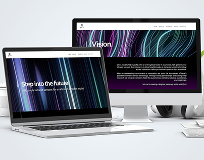 Qurv - Website design @REVNUU