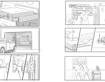 Storyboard for Ryobi Commercial