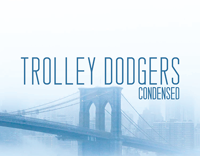 Trolley Dodgers Typeface