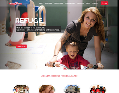 Refuge Donation Website