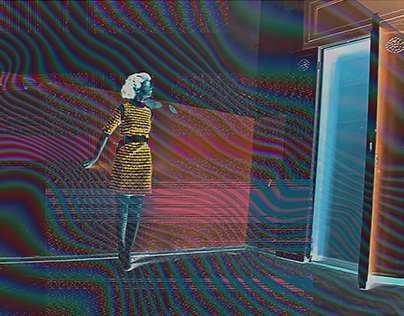 cyberpunk / digital glitch