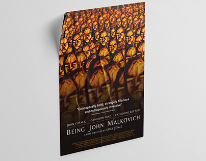 Film Poster Design // BEING JOHN MALKOVICH