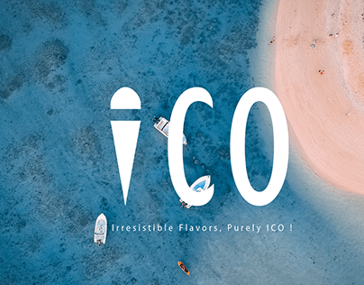 ICO | ice cream branding design
