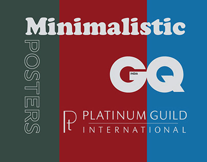 Minimalistic posters - GQ x PGI | Illustrations