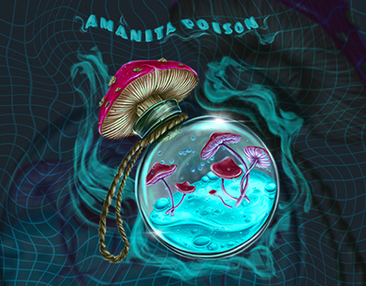 Illustration of props Amanita Poison