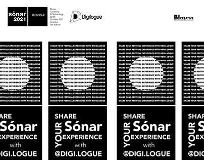 Sticker Series for Sónar+D Istanbul 2021