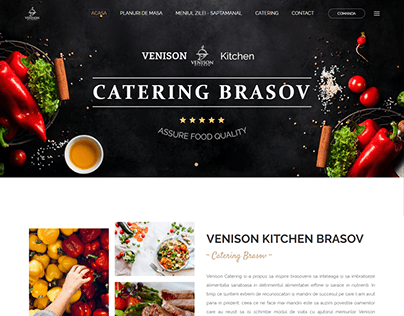 VENISON KITCHEN BRASOV WordPress Website Design