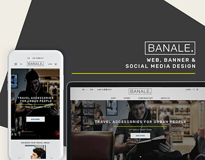BANALE. (Website, UI/UX Design)