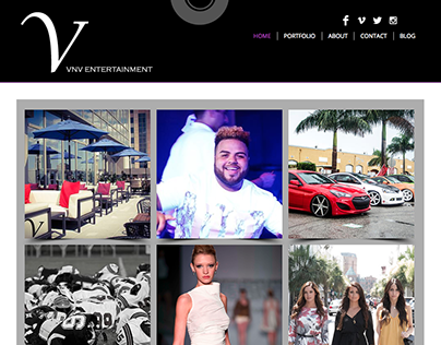 VNV Entertainment Website
