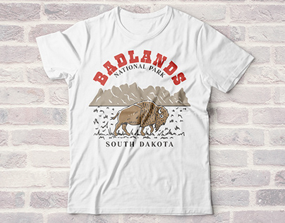Badlands T-shirt Design