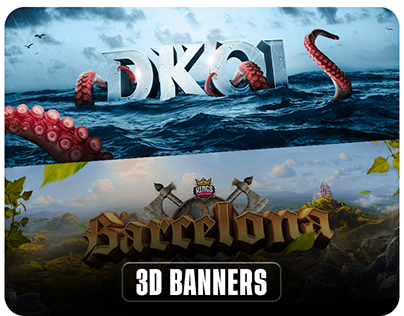 3D Headers/Banners