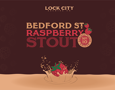 Bedford St Raspberry stout Lock city brewing