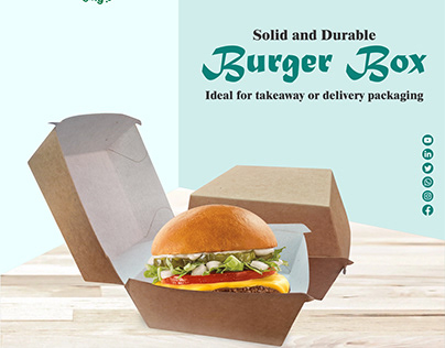 Best quality burger box for food packaging