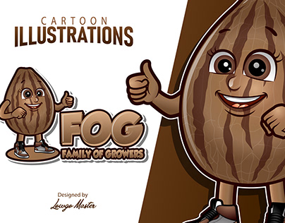 Cartoon Mascot Logo Design For FOG
