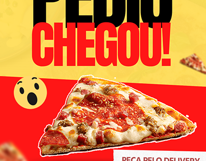 Storie Instagram para Campanha de divulgação de Pizza