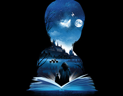 Harry Potter Book series of Illustration