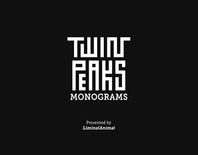 TWIN PEAKS Monograms