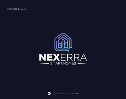 NEXERRA - Technology or IT Company Logo Design