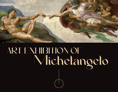Michelangelo art exhibition | landing page