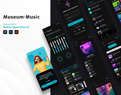 Museum-Music Mobile Application Ui