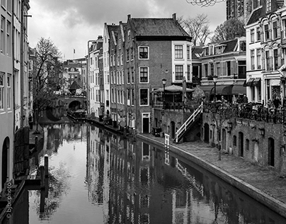 Utrecht in zwart wit