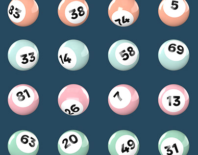3d Rendered Bingo balls - Download on Adobe Stock