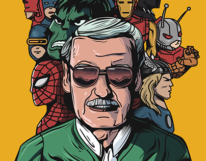 Stan Lee Tribute Illustration