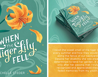 "When the Tiger Lily Fell" Book Cover Design
