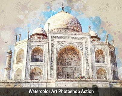 Amazing Watercolor Photoshop Action Vol 2