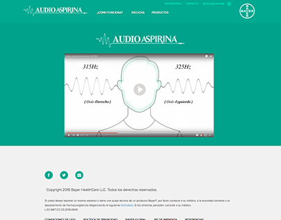 Audio Aspirina / Web Design