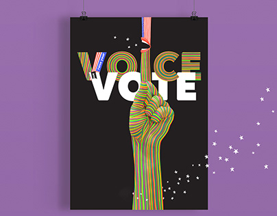 Raise your Voice & Vote - Poster