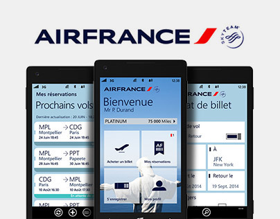 Air France - Windows Phone App